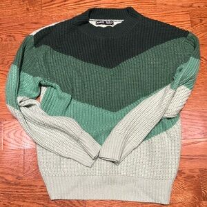 Green Acrylic Sweater - Size Small